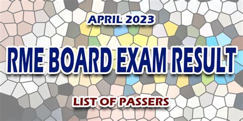 rme result april 2023|RME Board Exam Result April 2023 LIST OF .